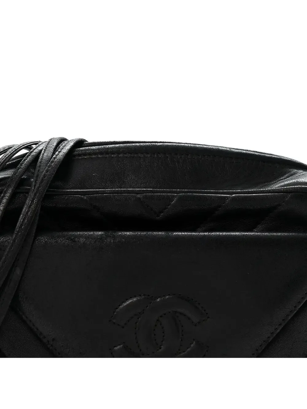 Chanel Lambskin Chevron Quilted Tassel #329404C14B